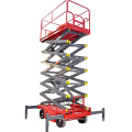 TUHE hydraulic mobile small platform electric scissor lift